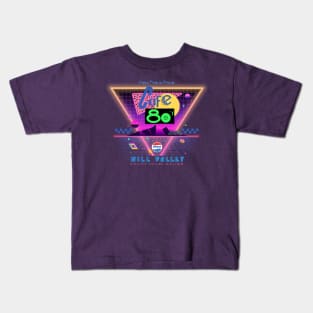 Back to the Future Cafe 80s Retro Shirt Design Kids T-Shirt